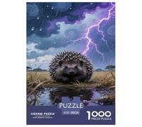 European Erizo Puzzle 1000 Piezas Un Desafiante Juguetes Descomprimidos Familiar Regalos Familiares para Adultos Y Niños 38x26cm/1000pcs