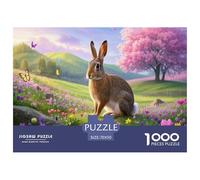 European Liebre 1000 Piezas Impresionante Puzzle A Partir De 14 Años Inteligencia Juguete Pasatiempo Creativo Desafíos Extra Divertidos EduGatoivo 70x50cm/1000pcs