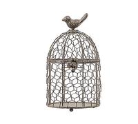 European Retro Bird Cage Wrought Iron Decoration Home Living Room Decoration Window Display Birdcage Decorative (Color : A)
