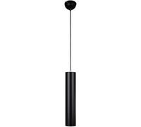 European Retro LED Indoor Chandelier with Long Tube Pendant Light 5W Aluminum Cylindrical Ceiling Fixture and Cylinder Droplight for Bedroom, Clothing Store, Kitchen Island(Neutral Light,80CM)
