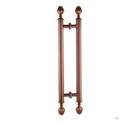 European Style Stainless Steel Interior Exterior Door Pull Push Handle,24/31/39/47/59inch Long Barn Door Pull Handle for Glass/Wood Doors, Double Side Mounted(Rose Gold,100cm/39.4in)