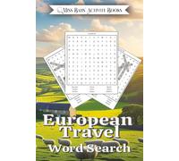 European Travel Word Search: Word Searches with Easy to Read Print about Europe, England, France, Spain, Italy, Travel, History and More | 6x9 inches ... Gifts for Vacations, Holidays, and Free Time