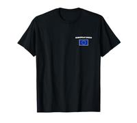 European Union Flag Unión Europea Blue, Yellow Camiseta
