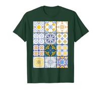 Europeo Portugués Azulejos Azulejos Portugal Vacaciones Mujeres Camiseta