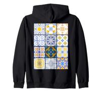 Europeo Portugués Azulejos Azulejos Portugal Vacaciones Mujeres Sudadera con Capucha