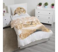 Unbekannt Funda de edredón de Conejo marrón 100% algodón