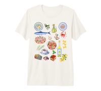 Europeo Verano Limoncello Roma Italia Portugal Limón Oliva Camiseta Premium