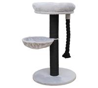 Europet Bernina Rascador Lagos Gris/Negro 120 Cm Para Gatos Con Hamaca