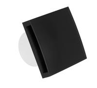 EUROPLAST Ø 100mm Extractor de Baño - Extractor de Aire Silencioso Antracita - Ventilador de Pared para Cocina, Garaje, WC