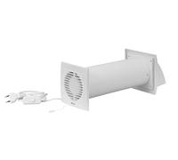 EUROPLAST Ø 100mm Recuperador de Calor con VMC Doble Flujo - Ventilación Forzada Extractor de Aire - Recuperador Calor Ventiladores Con Cable