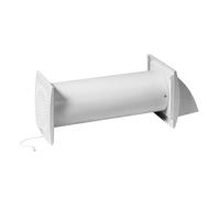 EUROPLAST Ø 125mm Unidad de VMC Descentralizada con Recuperación de Calor - Sistema de Ventilación para Intercambio de Aire Constante - Recuperador Calor - Extractor Baño Silencioso - Con Cable