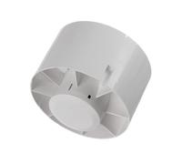 EUROPLAST Ø 125mm Ventilador de Conducto Domestico - Ventilador de Tubo - Plástico - Blanco