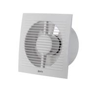 EUROPLAST Ø 150mm Extractor de Baño - Extractor de Aire Silencioso Blanco - Ventilador de Pared para Cocina, Garaje, WC