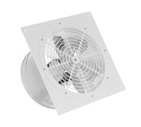 EUROPLAST Ø 250 mm Extractor de aire industrial - Ventilador de metal para pared - Blanco
