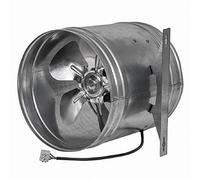 EUROPLAST Ø 250mm Ventilador de Conducto - Extractor Industrial - Ventilador Axial - Metálico - Galvanizado