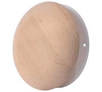 EUROPLAST Válvula de disco de madera de 100 mm - Válvula de ventilación redonda para sauna - Difusor universal de suministro y salida de aire - Difusor ajustable para pared o techo - Válvula de aire