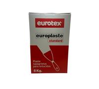 EUROPLASTE STANDARD 5KG, Excelente adherencia sobre multitud de superficies (cemento, yeso, madera, aglomerados, pinturas viejas, etcétera