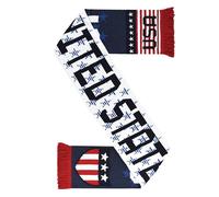 Euroscarves Bufanda de punto de fútbol de algodón reciclado de Estados Unidos, USA, Fits all