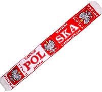 Euroscaves Auténtico Polonia Polska de fútbol Bufanda (Zawsze Wierni)
