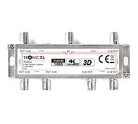 Eurosell Antena Distribución 6fach 6 TV Satélite Divisor Digital BK Suave Dvbc