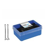 Eurostil Clips de Color Negro de 50 mm - 100 gr