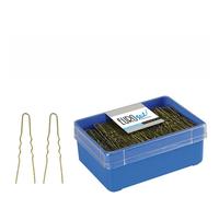 Eurostil - 01616 - Caja 400 Horquillas Invisibles Bronce 55 mm