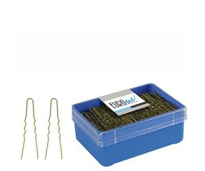 Eurostil - 01616 - Caja 400 Horquillas Invisibles Bronce 55 mm