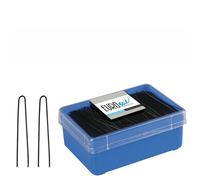 Eurostil - 01617/50 - Caja 400 Horquillas Moño Negro 65 mm