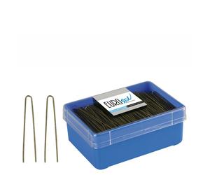 Eurostil - 01617 - Caja 400 Horquillas Moño Bronce 65 mm