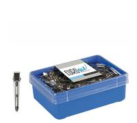 Eurostil - 01655 - Caja 120 Pinzas Medianas