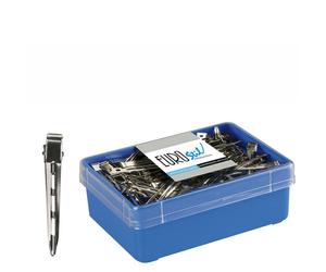 Eurostil - 01659 - Caja 120 Pinzas Grandes