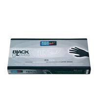 Eurostil Guantes Latex Negro TL 20uds