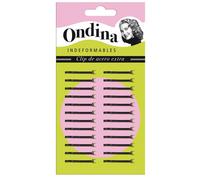 EuroStil Carton 24 MINICLIPS 2.5CM Negros