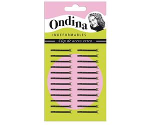 Eurostil - 02879/50 - Cartón 24 Miniclips 2,5 cm Negro