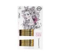 Eurostil Clips Doble Onda Bronce 50mm 24uds