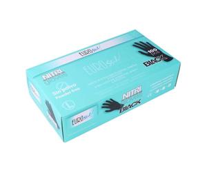 Eurostil Caja Guantes Sin Polvo Grande y Color Negro Negro 1un