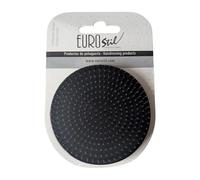 Eurostil Cepillo de champú profesional, cepillo redondo para desenredar el cabello, negro