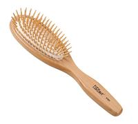 EUROSTIL CEPILLO OVALADO GRANDE FUELLE MANGO MADERA 1U.