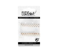 Eurostil Clip Dorado con Gemas 2uds