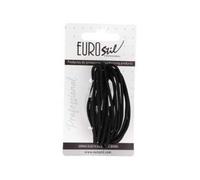 Eurostil Goma Fina Colita Negro Pack 15uds