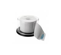 Eurostil Profesional Porta-rollos papel de cuello Unisex Adulto Negro Talla única 1 un