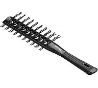 Eurostil Cepillo Esqueleto Doble Túnel Mango Goma Negro