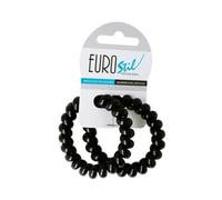 Eurostil Goma Espiral Grande 55m Negro Pack 2uds