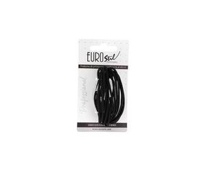 Eurostil Goma Fina Colita Negro Pack 15uds