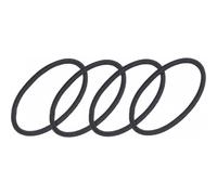 Eurostil Goma Lisa Cerrada Negro 48uds