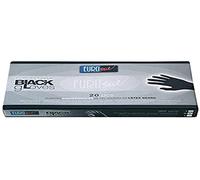 Eurostil Guante de Látex de Color Negro Pequeño - 200 gr