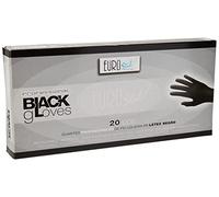 Eurostil Guantes Latex Negro TM 20uds