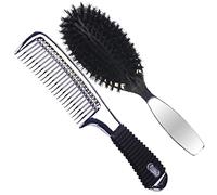 Eurostil Metalizado Set Cepillo + Peine 1un