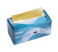 Eurostil Papel Aluminio Oro 1X15-100 gr