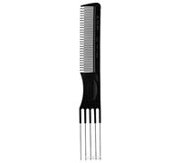 Eurostil Profesional – Peine especial 5 púas de metal – Negro 1 ud